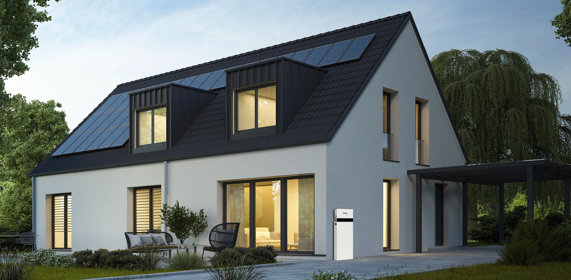 Home battery energy storage system for efficient power management